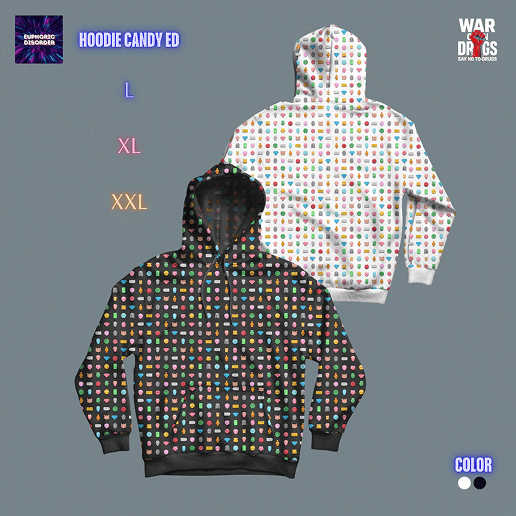 Candy Hoodie ED — kaos streetwear